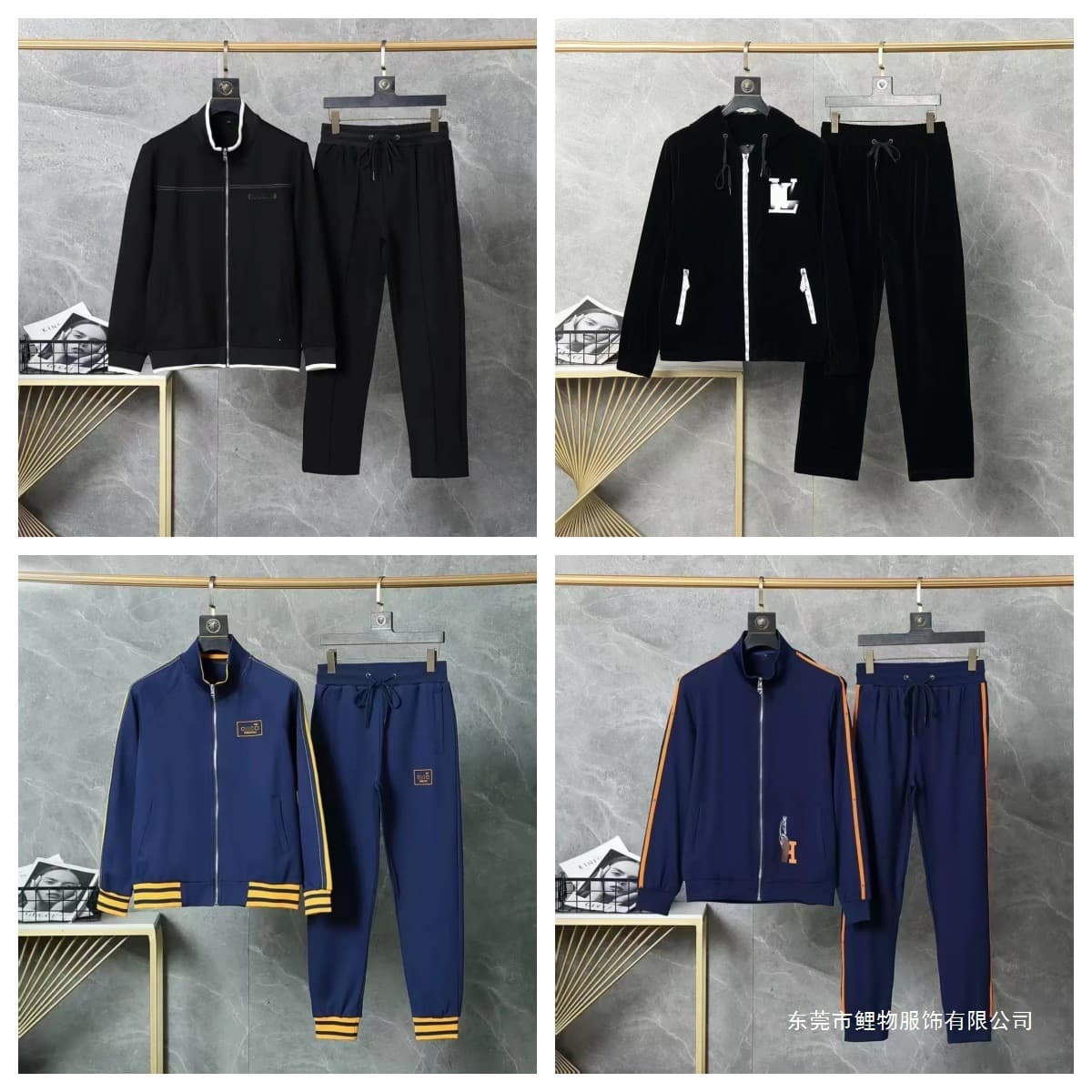 25 Cross-border Correct Version Casual Fashion Sports Suit European Station High-Quality Zipper Cardigan Jacket Autumn and Winter Style