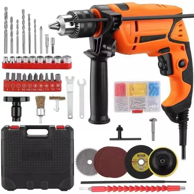 860W High-Power Electric Impact Drill Set for Home Use and Cross-Border Wholesale