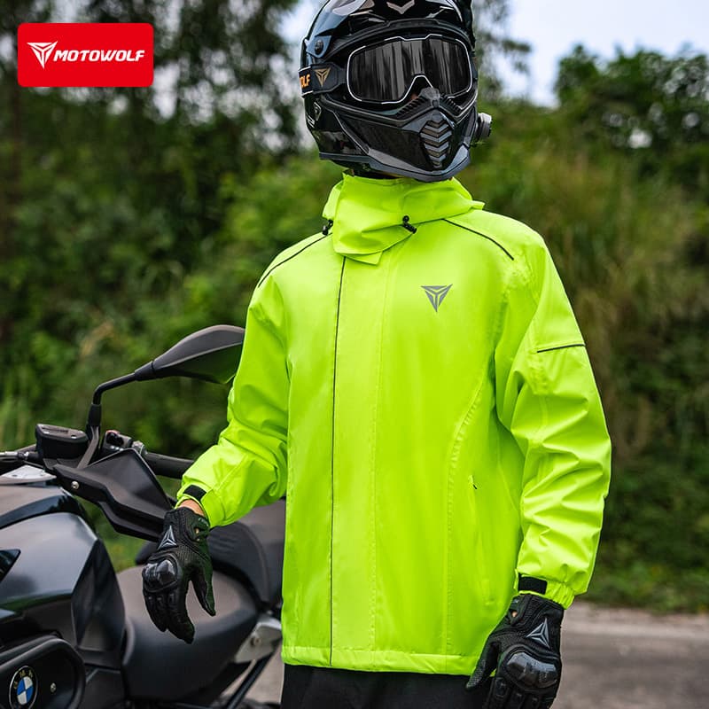 Motorcycle Outdoor Riding Rain Suit Set, Delivery Rider Special Split Raincoat, Commuter Motorcycle Travel Raincoat