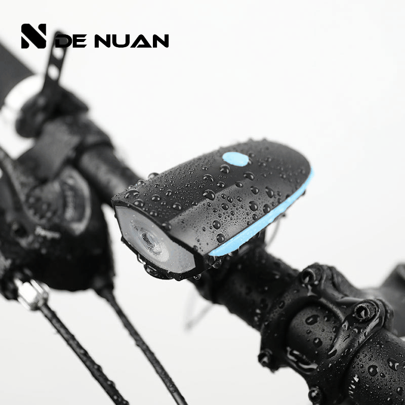 7588 Multifunctional Bicycle Horn Tail Light Kids Bike Front Light Mountain Bike Road Bike Cycling Light Equipment Night Riding