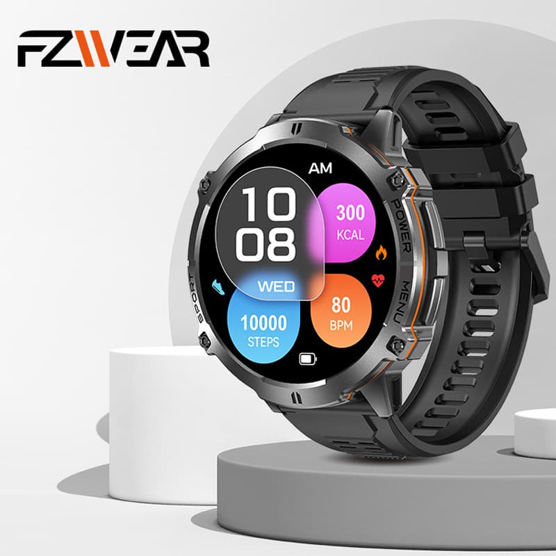 Long-Lasting 100-Day Three-Proof X3 Smart Watch 1.73 Inch AMOLED Screen 1000mAh Intelligent Wristband Waterproof Heart Rate Monitor