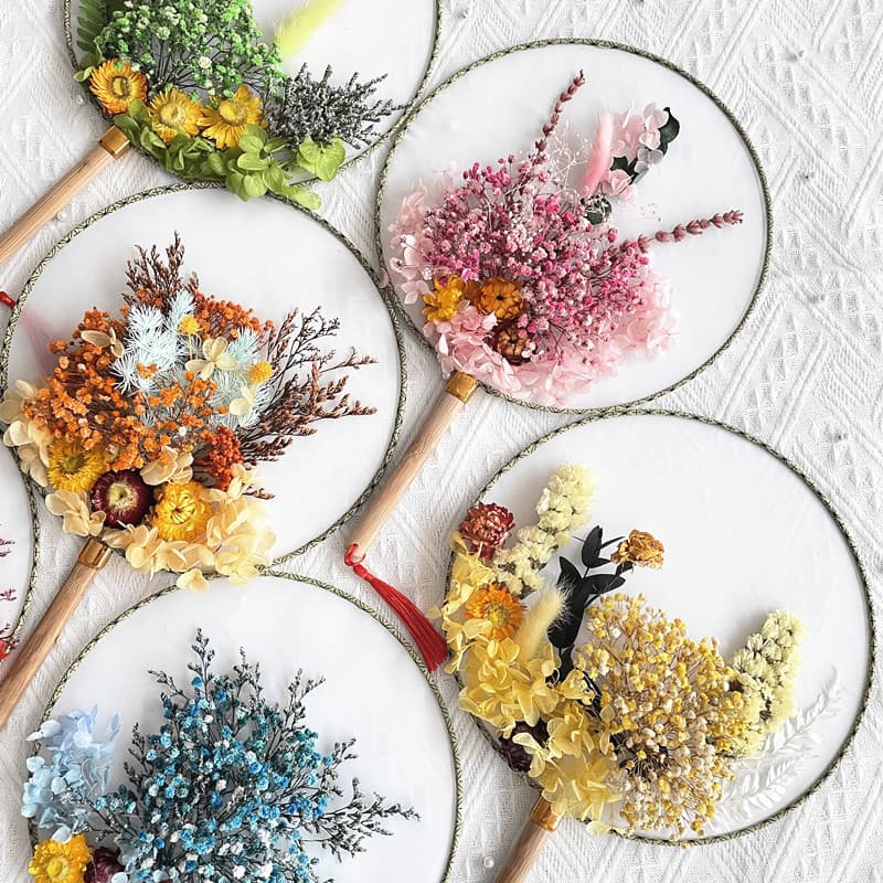 Preserved flower dried flower material package DIY simple sticker group fan gift team building activity floral class handmade flower material package