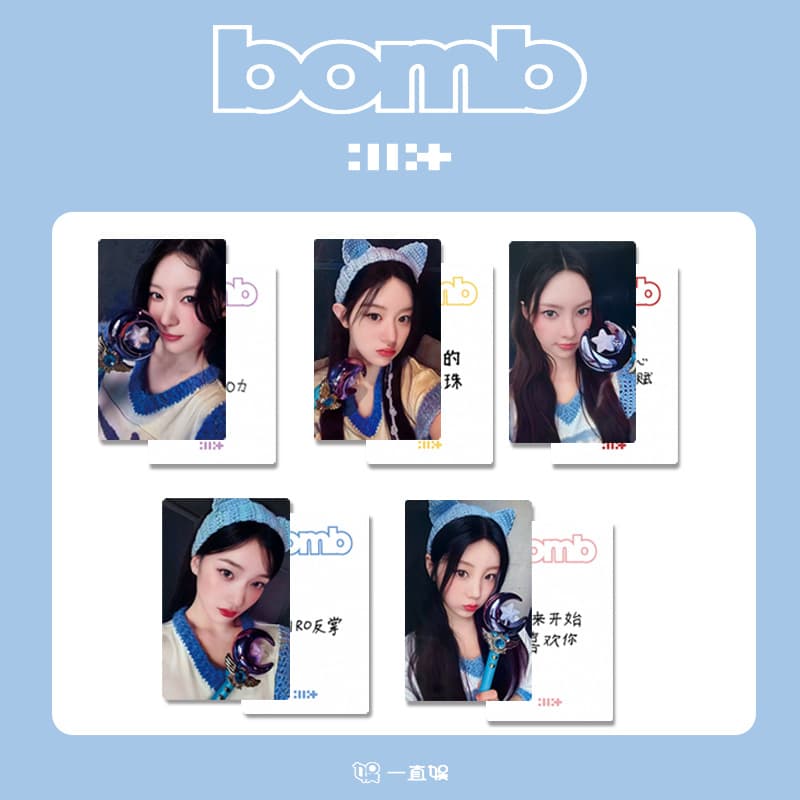 ILLIT magic wand card, postcard, bonus card, YZY lucky card, Chinese card back, gift girl peripherals