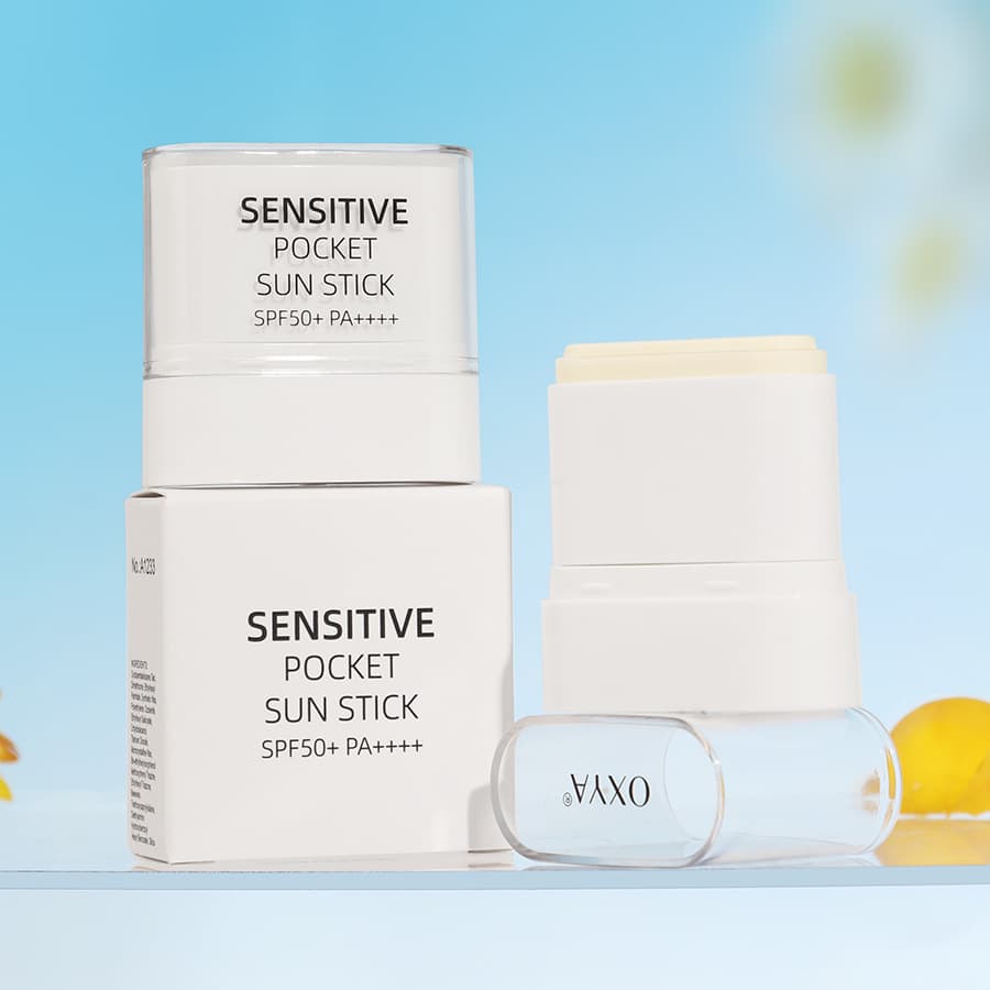 Cross-Border Mini Pocket Sunscreen Stick English Version Spf50+ Isolation Uv Protection Waterproof Sweat-Proof Three-In-One Sunscreen Cream