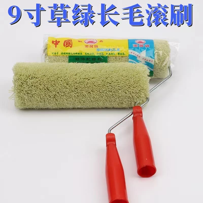 Industrial Long Hair Roller Brush Extended Cotton Thread Roller for Decoration Paint Tools Paint Roller Coarse Hair Roller Brush