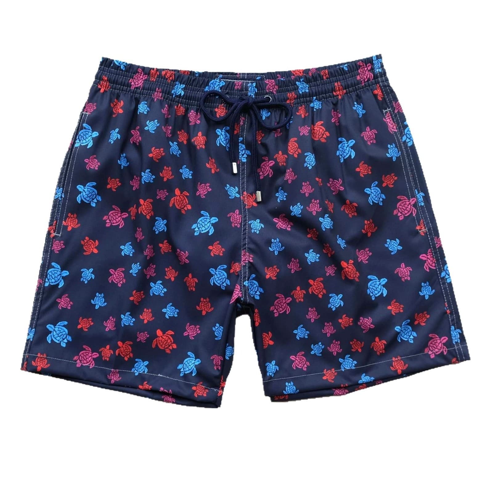 Men's Beach Trunks, Swimming Trunks, Elastic Waterproof Quick-Drying Fabric, Beach Surfing, Swimming Casual Shorts, Cross-Border Hot Sales