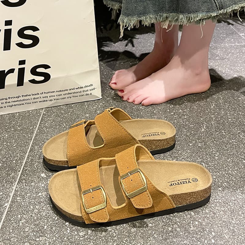 Birkenstock Sandals Men Women Summer 2025 Season Outdoor Japanese Retro Birkenstock Slippers Cross-border Beach Slippers