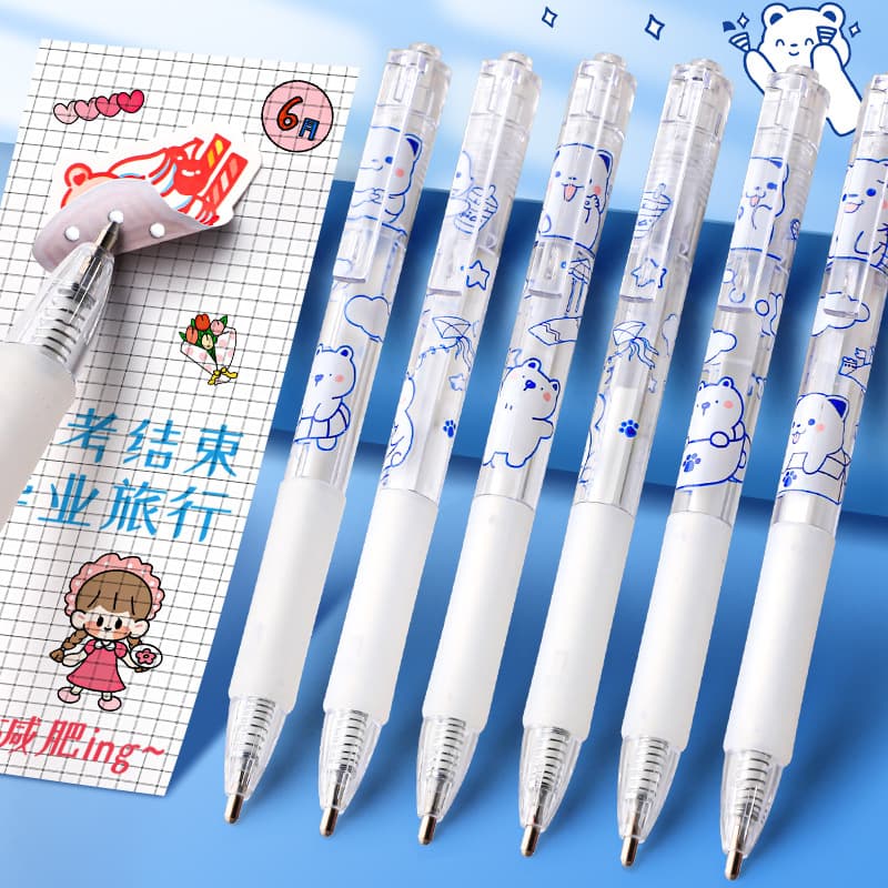 Pen-shaped dot glue, girly style, pen-shaped dot glue pen, scrapbook-specific dot glue pen, quick-dry, no residue, children's craft