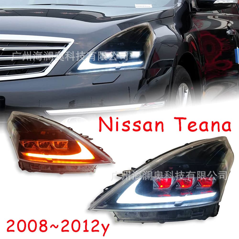 Suitable for Nissan Teana Headlights, Daytime Running Lights, Fog Lights, Front Headlights, Warning Lights, and Fog Lights for 2008~2012 Models