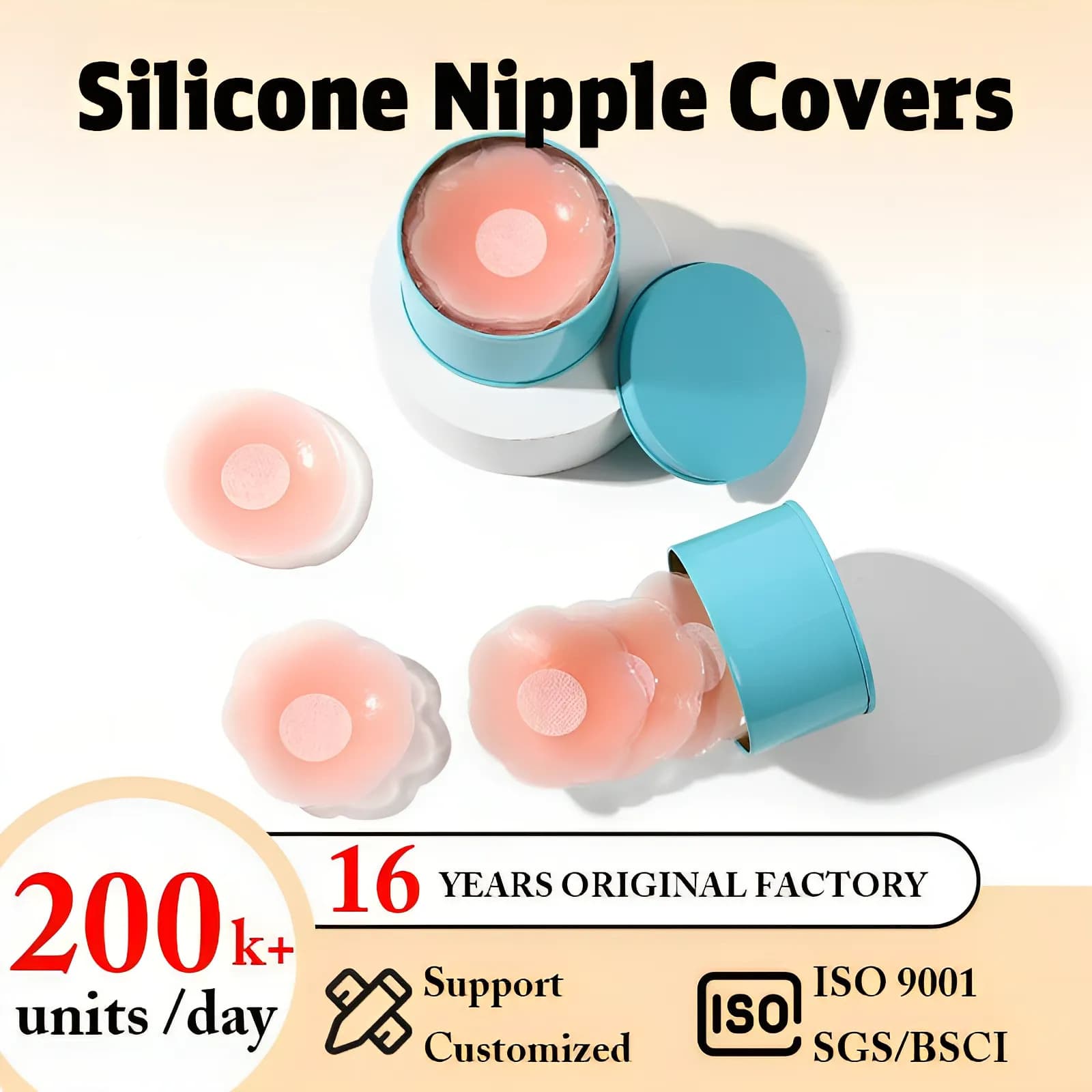 Wholesale Thin Self-Adhesive Invisible Nipple Covers Waterproof Non-Trace Anti-Protrusion Silicone Nipple Covers for Women Wedding Bikini