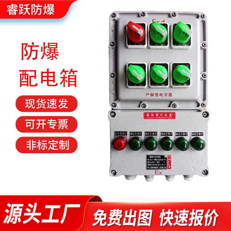 Lighting Dust Control Junction Stainless Steel Explosion-Proof Distribution Box, Flameproof Box, Power Terminal, Positive Pressure Control Cabinet