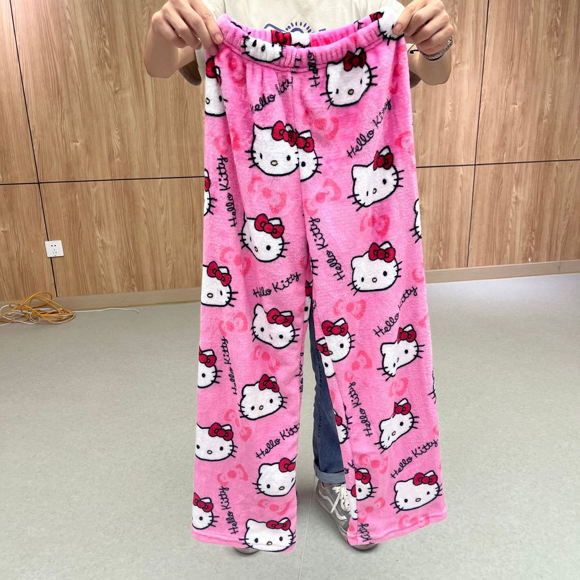 2025 Women's Autumn/Winter New Style Flannel Sleep Pants, Coral Fleece Plush Warm Casual Home Pants
