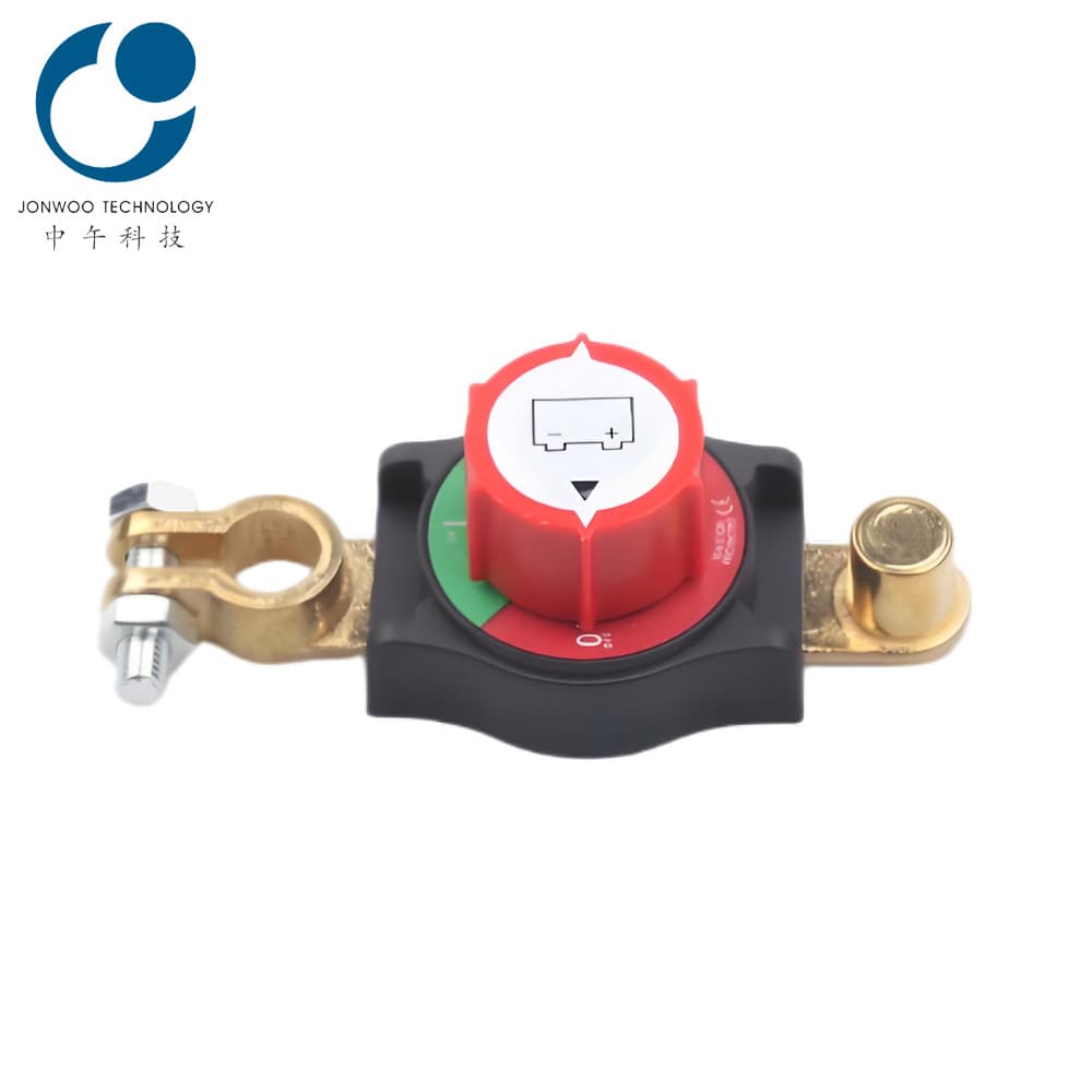 Car brass battery negative terminal disconnect switch, battery retrofit power switch (12V/24V)
