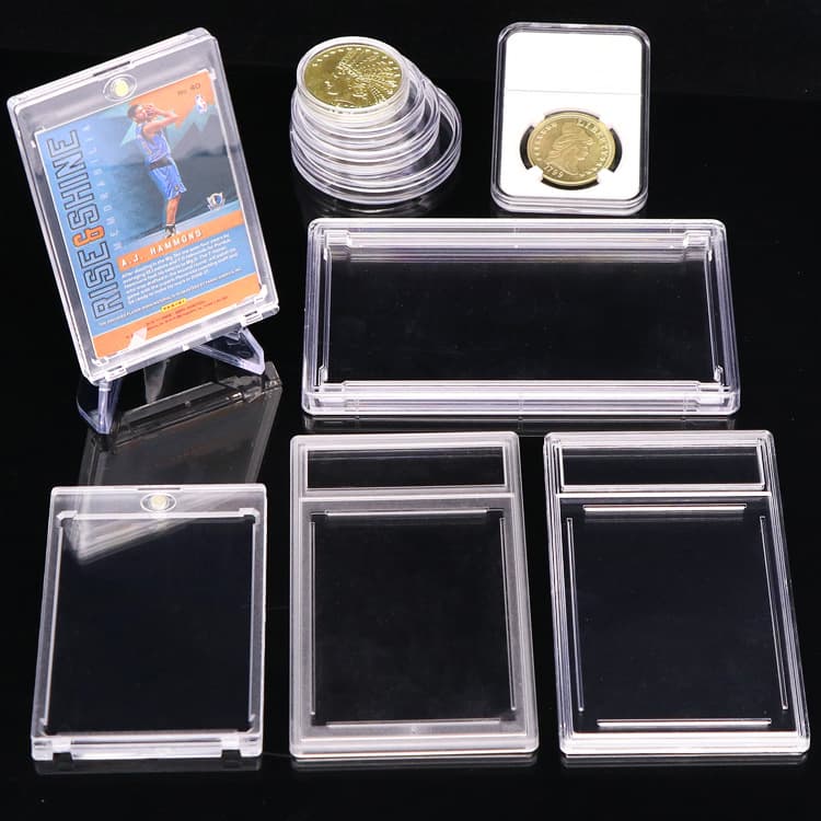 Strong magnetic card box, MTG Yu-Gi-Oh! card box, graded card box, 35PT graded card collection box, stamp box