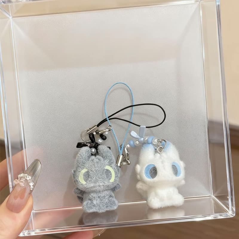 Xiaohongshu Same Style Creative Small Gift Toothless Light Fury Couple Phone Chain How to Train Your Dragon Figure Bag Charm