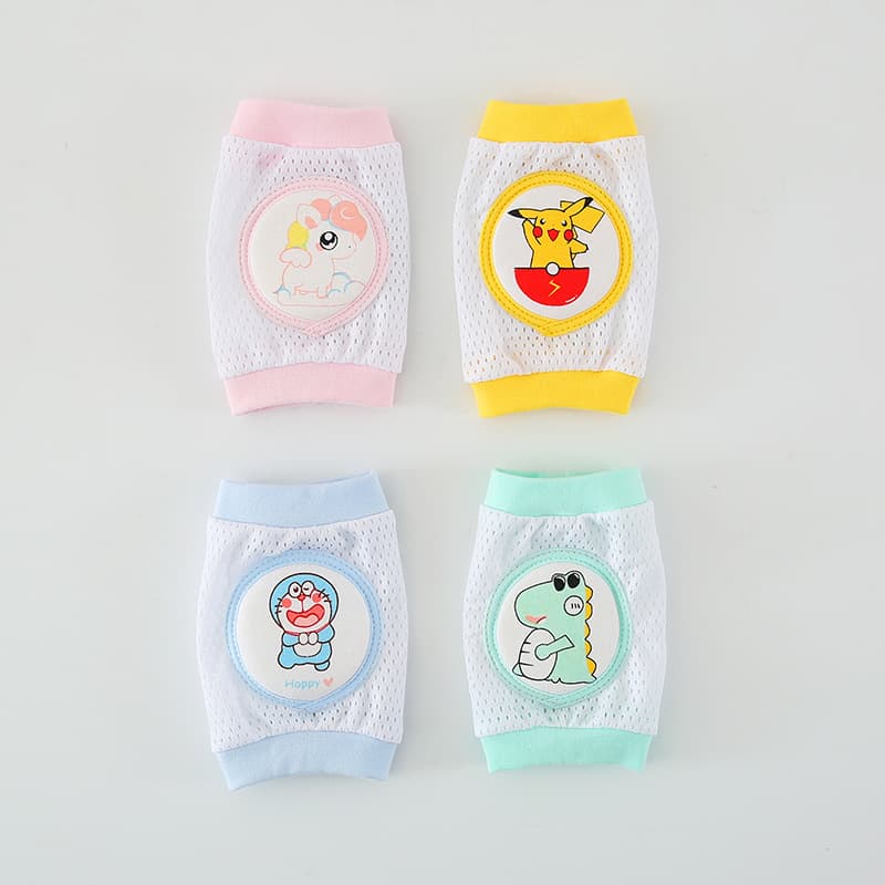 Baby Knee Pads for Infants, Summer Crawling and Walking Cotton Leg Protectors, Toddler Sports Elbow Pads