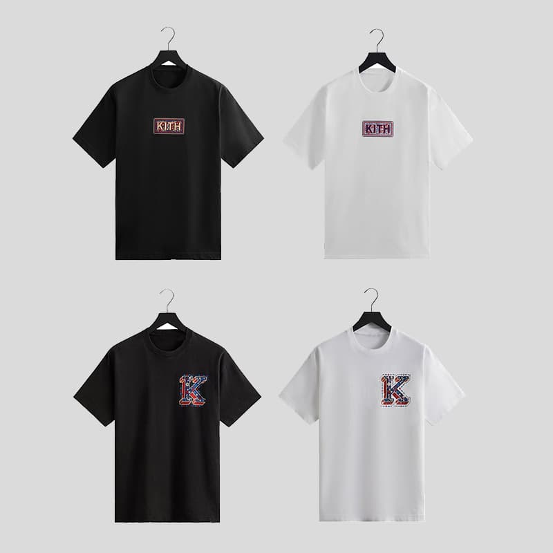 Kith Classic Logo Vintage Tee Classic kith printed logo retro T-shirt