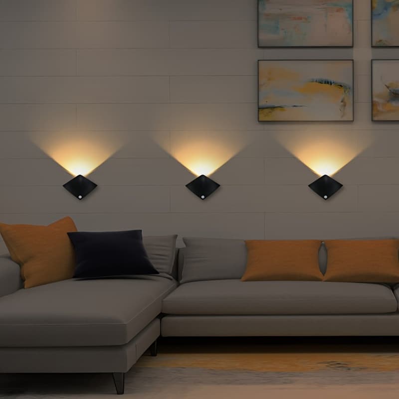 2026 new cross-border drop shipping 1/2/4 USB rechargeable motion sensor wall light (with cross-border)