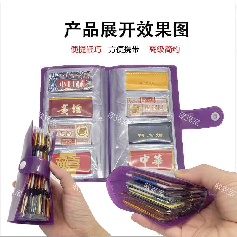 Storage Card Album 48 Slots Portable Collectible Card Book Toy Card Collection Pack
