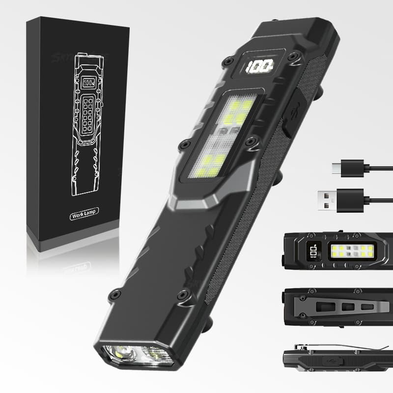 Tactical flashlight bright flashlight mini self-defense edc flashlight