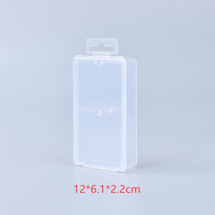 Single compartment 22mm height packaging boxes, plastic new style hardware/daily use/gift/cosmetic cases