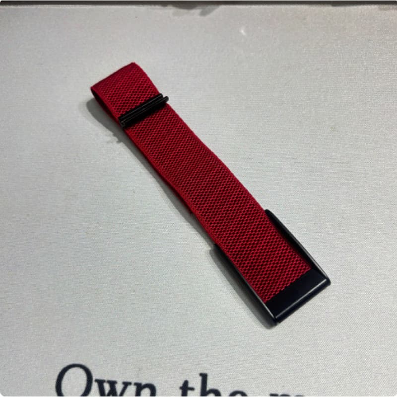 Cross-border bestseller, compatible with Whoop 5.0 PEAK band, elastic sports nylon strap MG with black metal frame