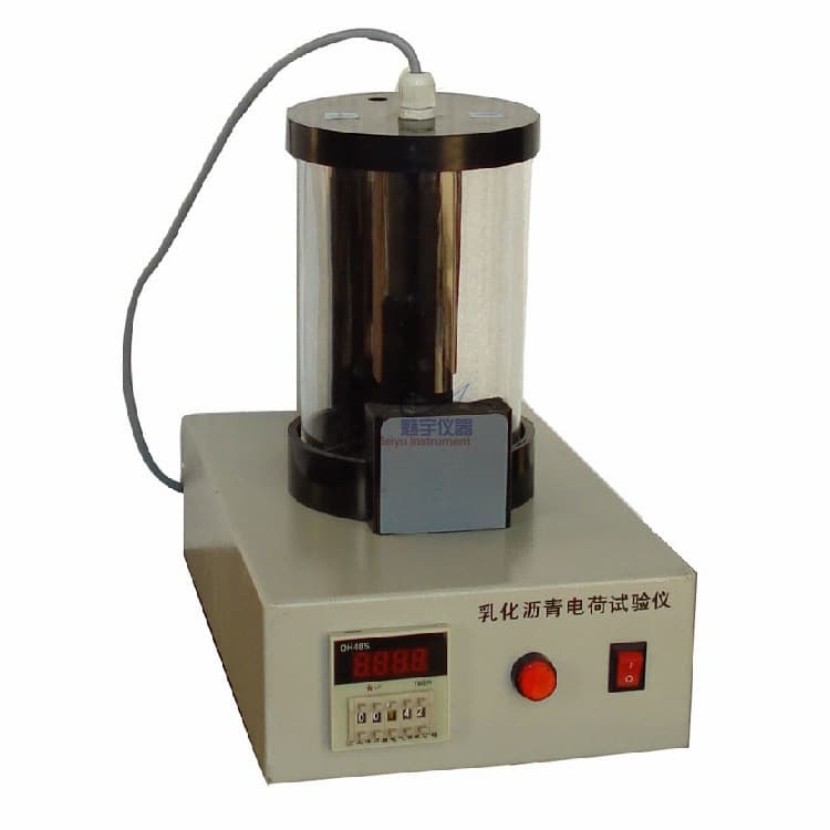 SYD-0653 Emulsified Asphalt Charge Test Instrument Electrode Plate Inserted into Asphalt Approximately 30mm Switch On