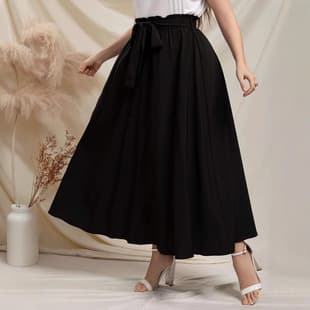 2025 Amazon Summer New Arrival Independent Site Europe America Tiktok Cross-border Trade Women's Belt Pleated Skirt
