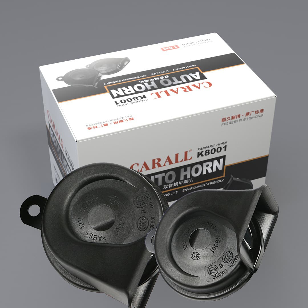 CARALL K8001 Car Snail Horn AUTO HORN Vehicle Snail Horn