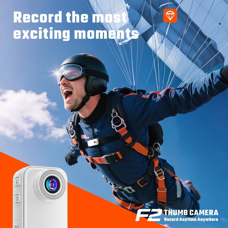 Cross-border Hot-selling Thumb Camera for Vlogging Pet Camera Recorder Outdoor Sports Camera