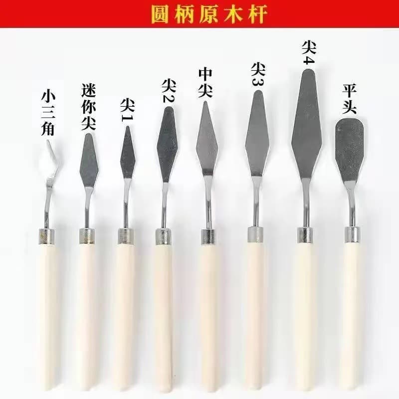 Palette Knife Set for Oil, Acrylic, Gouache, and Texture Painting, Large Size Palette Knife Tool Kit