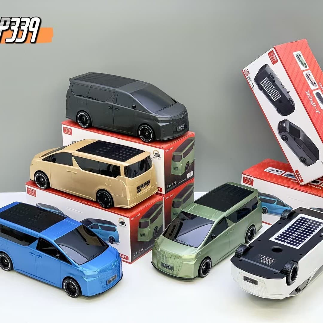 Africa's hot selling new product P339 car model solar bluetooth audio portable outdoor radio card speaker