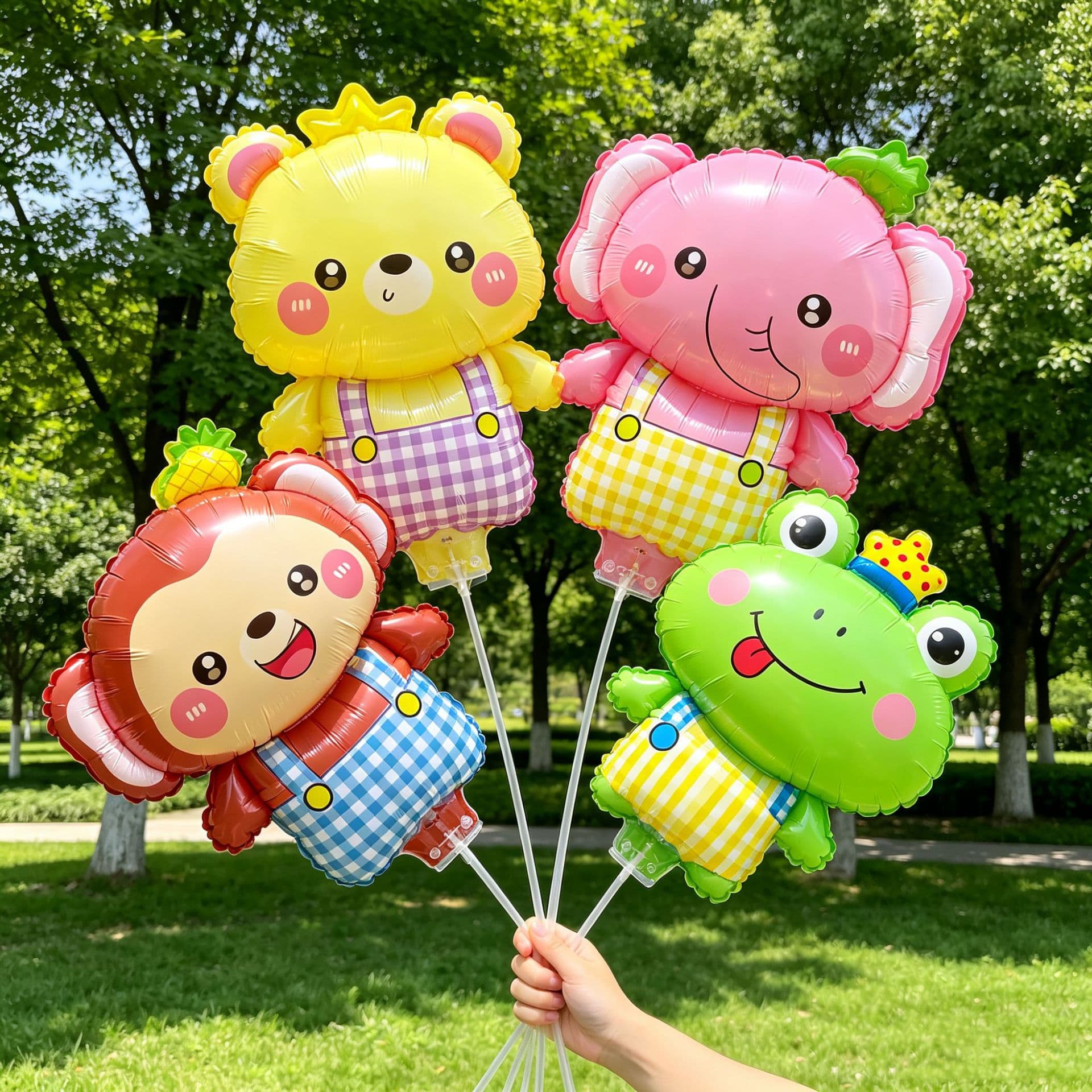 Duoyang's new large clip balloon cartoon aluminum film clip balloon children's cartoon clip balloon stall stall