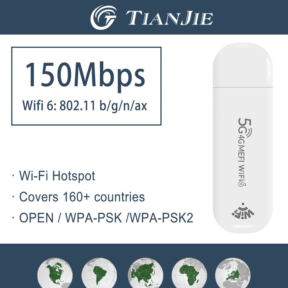 TIANJIE MF782D 4G Modem Wifi 4G Wireless Internet Card Portable Wifi USB Dongle