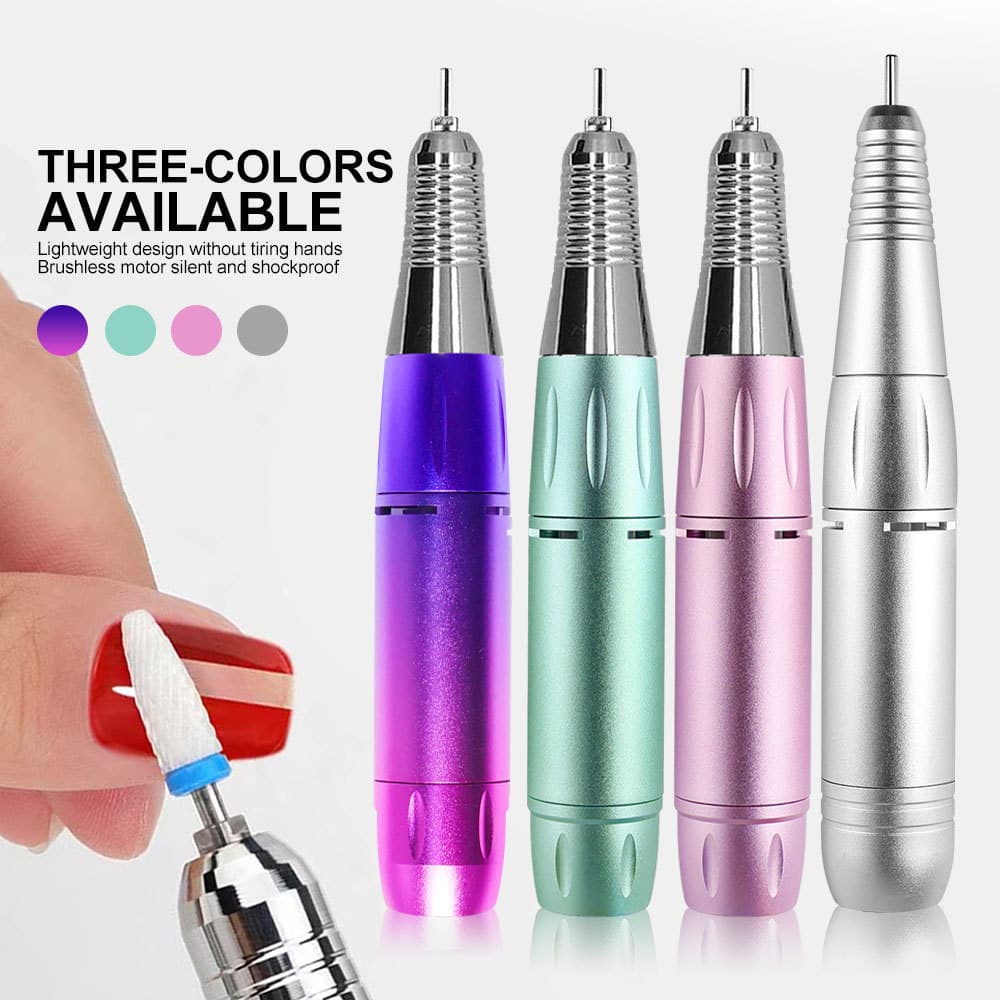 Nail Drill Handle Single Replacement Nail File Handle Portable Nail File Accessory Without Main Unit