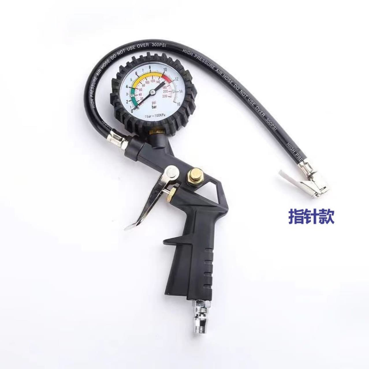 New high-precision tire pressure gauge air pressure gauge digital display pressure measurement car tire pressure oil-immersed tire pressure gauge gas pumping gauge