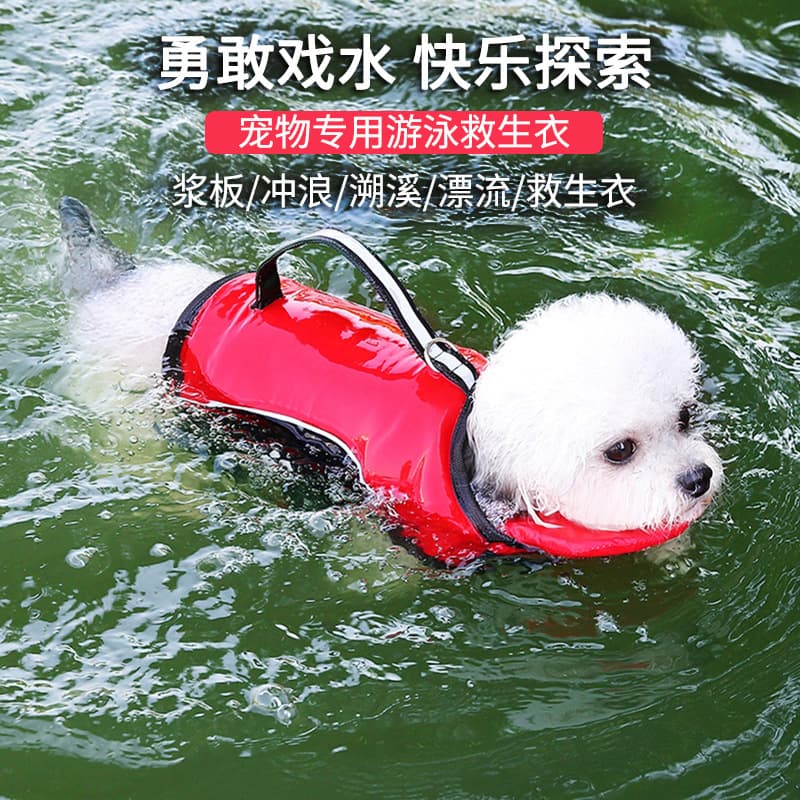 Dog swimwear, buoyancy life jacket, summer water play clothes, swimming pool, small and medium-sized dogs, Teddy pets, cross-border wholesale