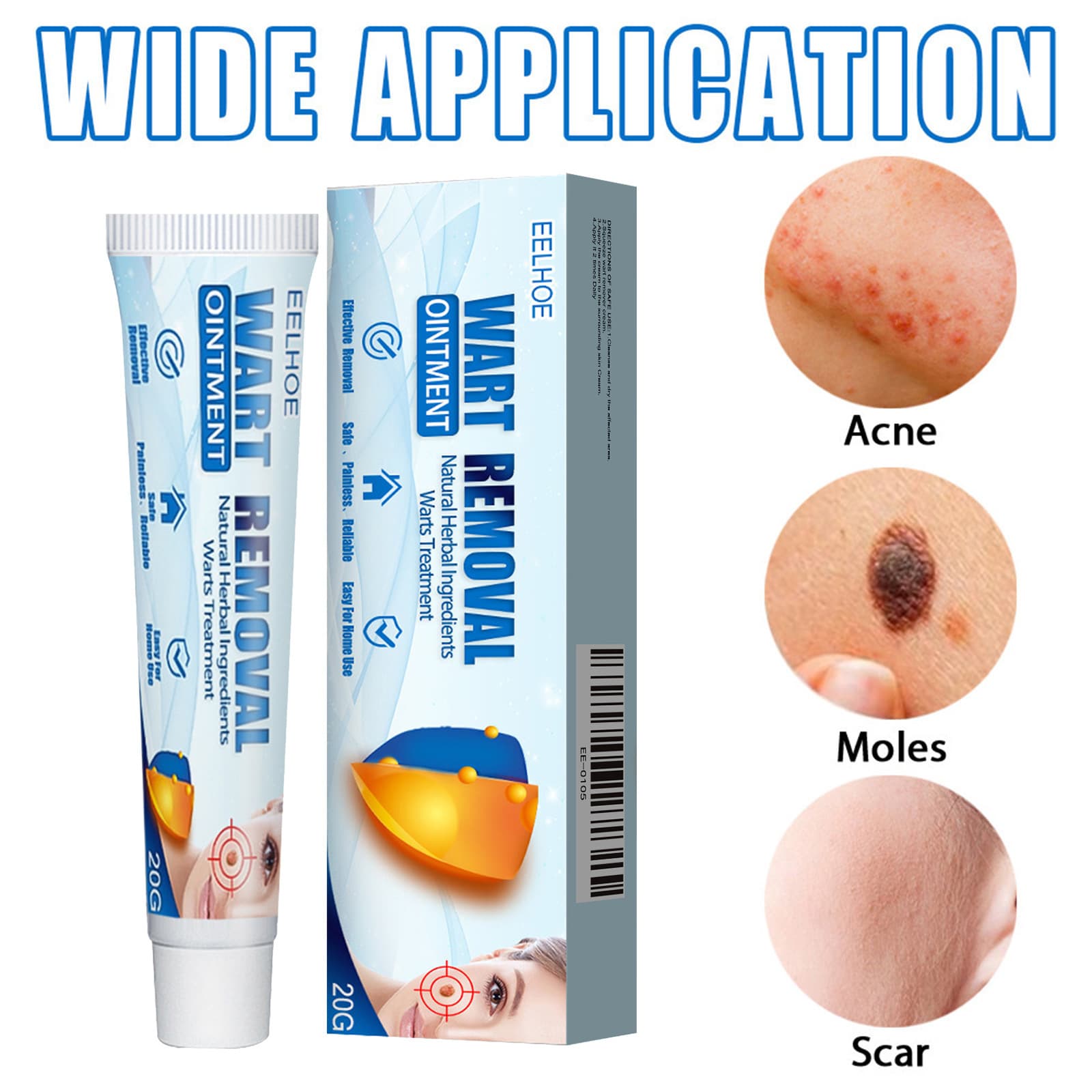 Eelhoe Body Skin Care Balm Cleansing and Nourishing Skin Care Balm for Body and Face, Gentle, Refreshing and Comfortable