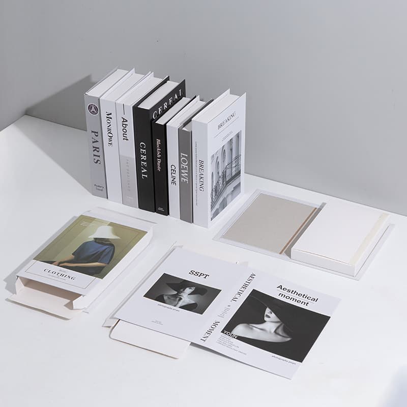 English Folding Fake Book Modern English Minimalist Decorative Book Model Room Decoration Prop Simulation Book Nordic Prop Book