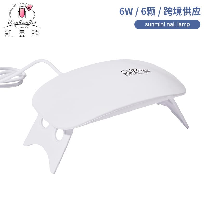 Mini Portable Foldable DIY Nail Art UV Light Mouse Interface Handheld LED Lamp for Home Use Nail Gel Curing Light Therapy Lamp
