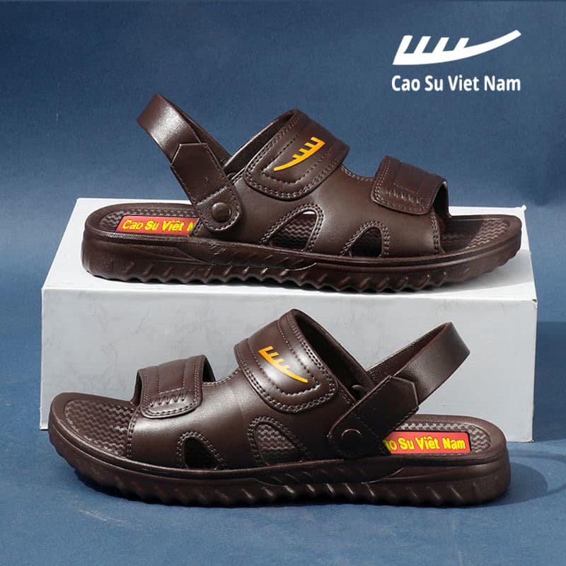 [Vietnam Rubber] Korean-style Anti-slip Casual Men's Sandals Comfortable Durable Dad Sandals Summer New