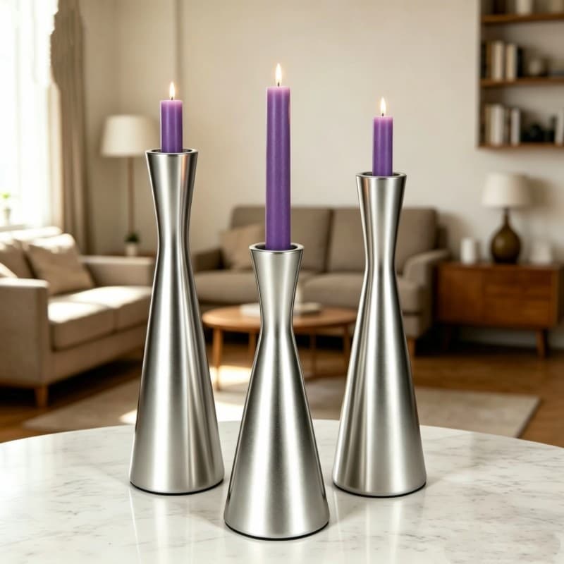 European Wrought Iron Creative Geometric Candlestick Hourglass Vase Decoration for Dining Table, Western Restaurant, Wedding Props