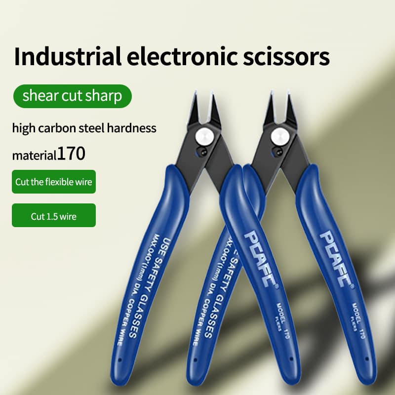 Factory 170 electronic pliers tip electronic maintenance pliers electrician stripping diagonal pliers carbon steel blade anti-static