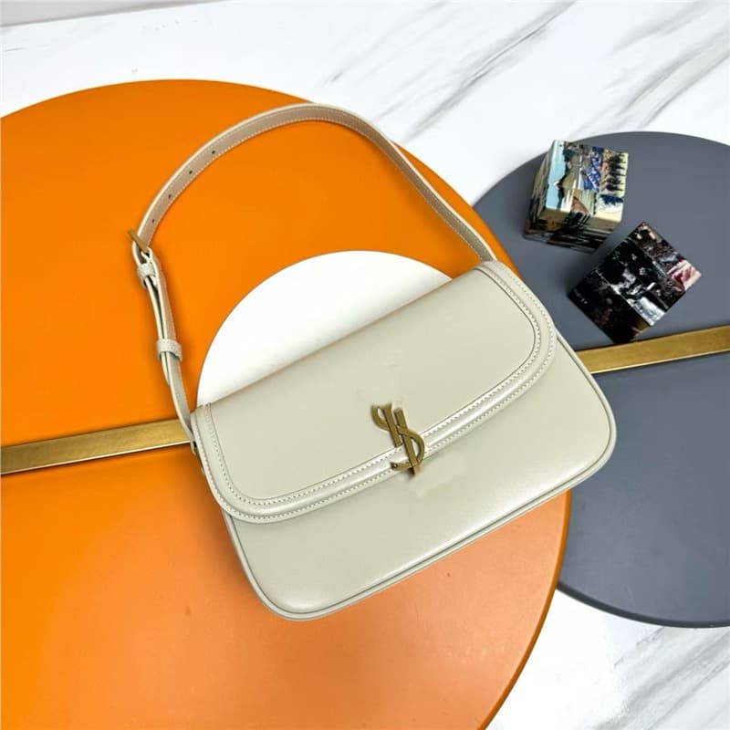 Big brand luxury goods SY Holy Family Tofu French saddle bag armpit moon bag shell bag cowhide flap armpit bag