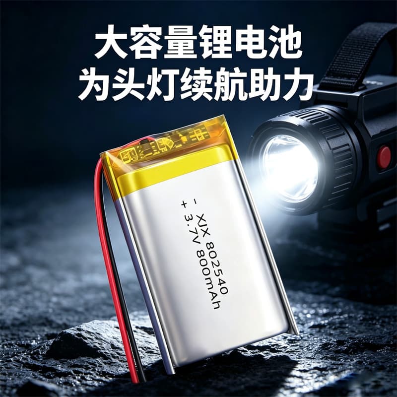 KC Certified Polymer Lithium Battery 802540-800mAh 3.7V Soft Pack Lithium Battery for Inkjet Printers Ternary Lithium Battery