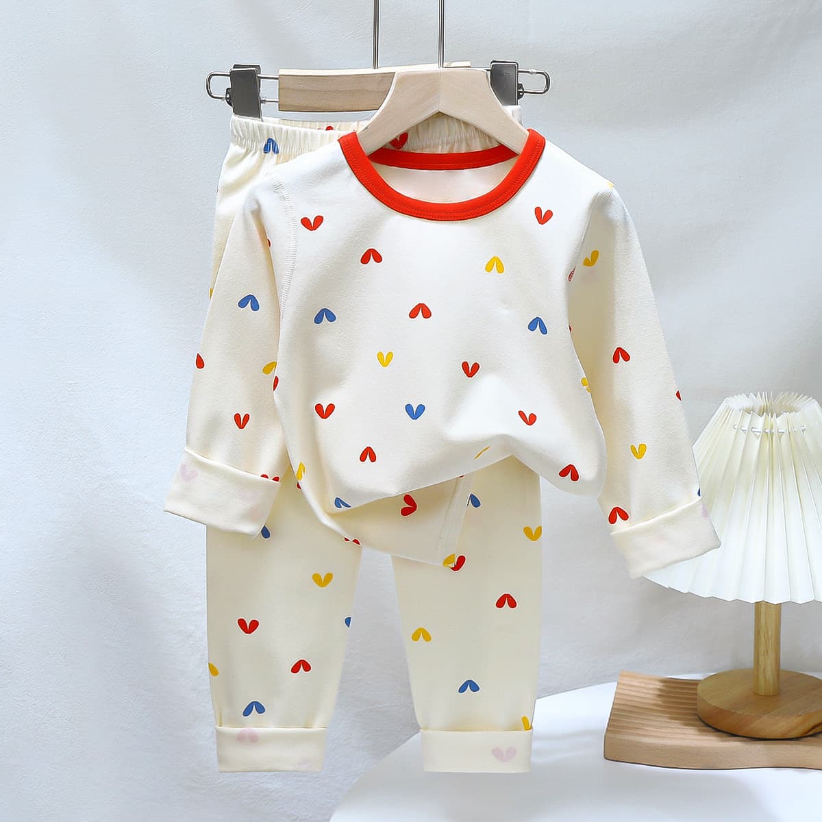 Children's Lycra Set Spring/Autumn New Boys' Homewear Girls' Pajamas Kids' Clothing Custom Manufacturing