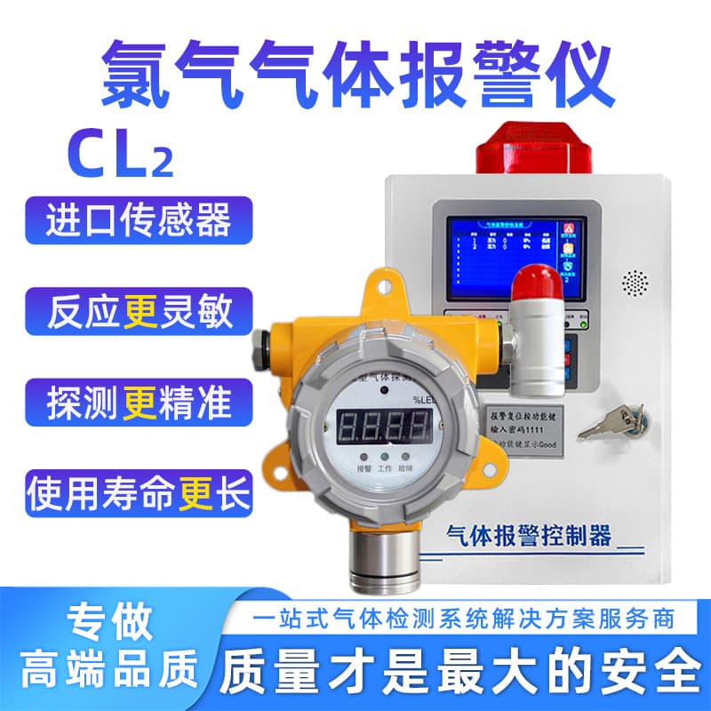 Best-Selling Chlorine Gas Alarm for Chemical Plants - Online Chlorine Concentration Gas Detector and Gas Sensor