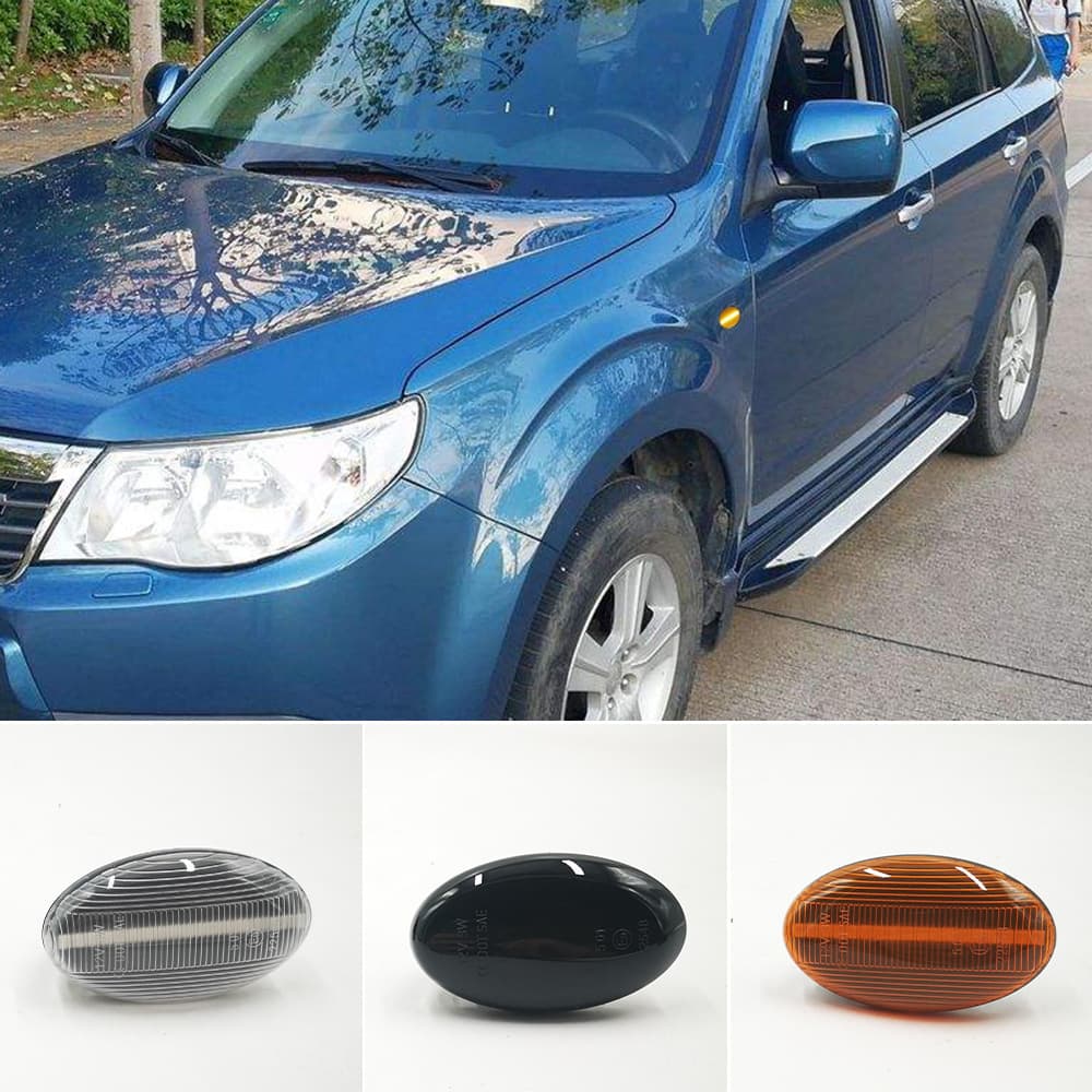 Compatible with Subaru 01-05 Forester WRX Legacy Fender Turn Signal Light Side Marker Light