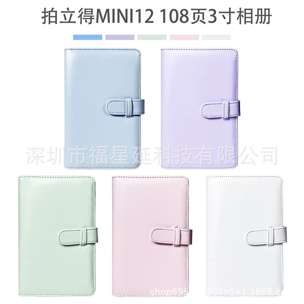 Instant Camera Instax Mini 12/11/9/8 Album, 108 Sheets 3-inch