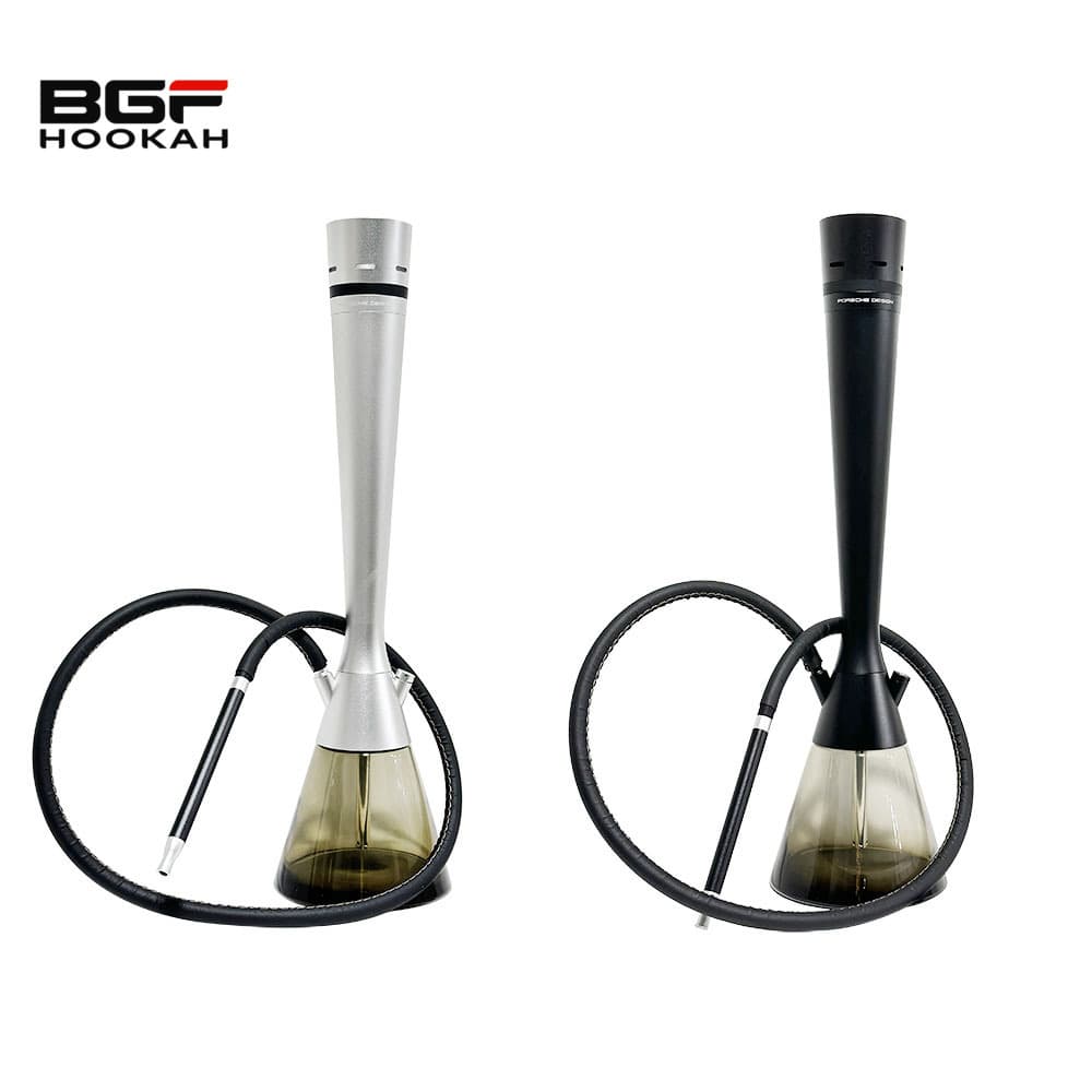 High-Quality Arabic Hookah Gift Box Set Aluminum 75cm Porsche Hookah Suitable for Bars and Nightclubs